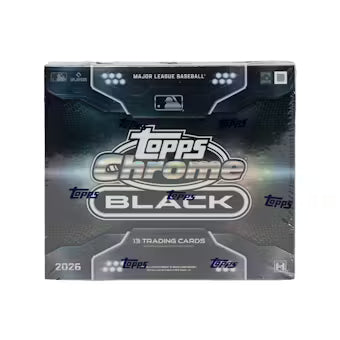 26 TOPPS CHROME BLACK BASEBALL
