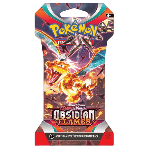 POKEMON S&V OBSIDIAN SLEEVE BOOSTER 24CT DISPLAY