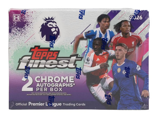 26 TOPPS FINEST ENGLISH PREMIER LEAGUE SOCCER