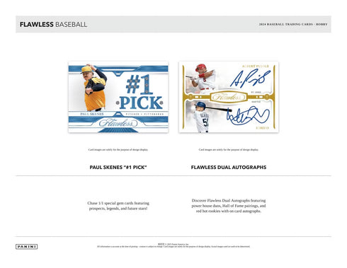 24 PANINI FLAWLESS BASEBALL