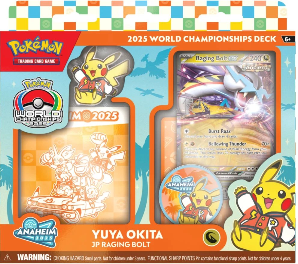 POKEMON 2025 WORLD CHAMP DECKS – Gold River Distributors