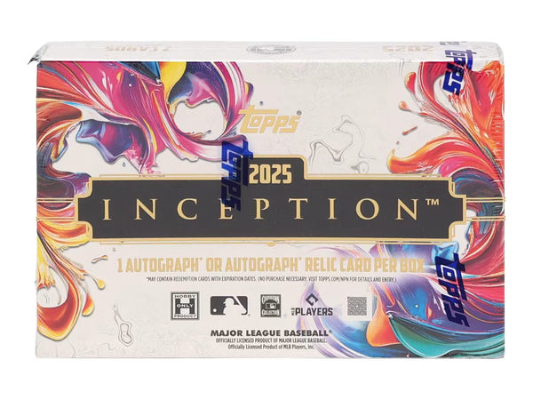 25 TOPPS INCEPTION BASEBALLL