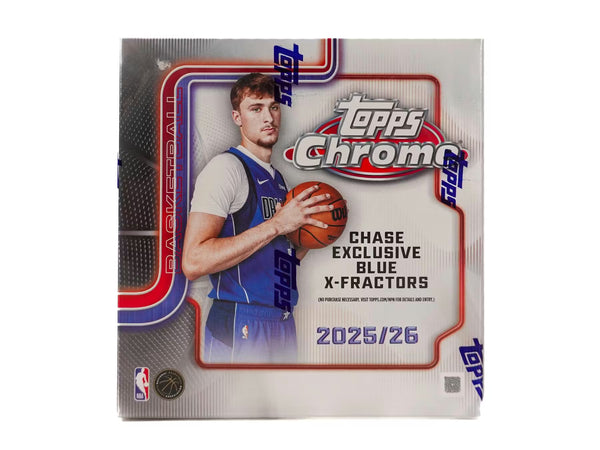 25 TOPPS CHROME BASKETBALL MEGA