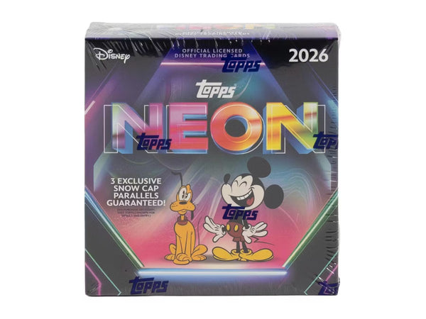 26 TOPPS DISNEY NEON MEGA