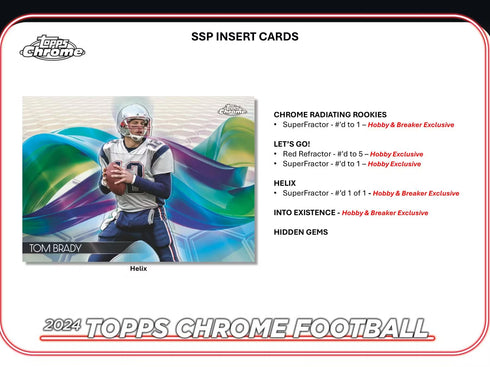 24 TOPPS CHROME HOBBY FOOTBALL