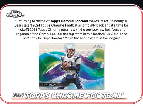 24 TOPPS CHROME HOBBY FOOTBALL