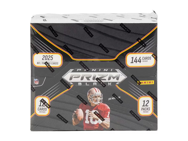 25 PANINI PRIZM BLACK FOOTBALL (1 CS LIMIT)