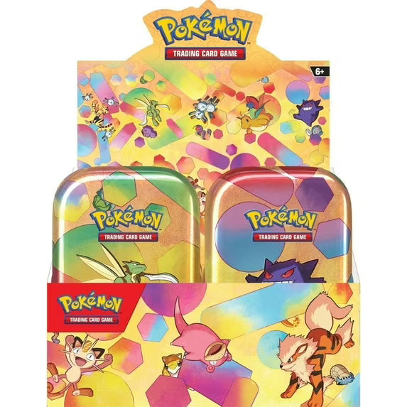 POKEON S&V 151 MINI TINS-LIMIT 1 CASE