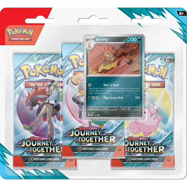 POKEMON S&V JOURNEY TOGETHER 3 PK BLISTER-Limit 1 cs