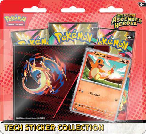 POKEMON MEGA EVOLUTION ASCENDED HERO TECH STICKER COLLECTION