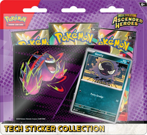 POKEMON MEGA EVOLUTION ASCENDED HERO TECH STICKER COLLECTION