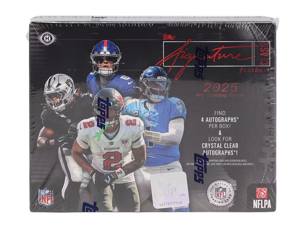 25 TOPPS SIGNATURE CLASS FOOTBALL JUMBO