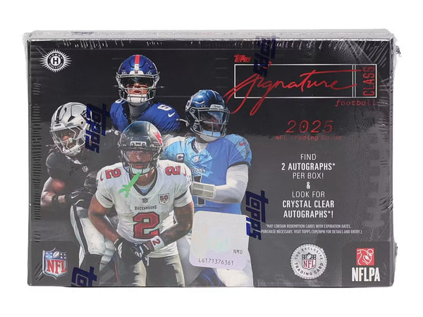 25 TOPPS SIGNATURE CLASS FOOTBALL HOBBY