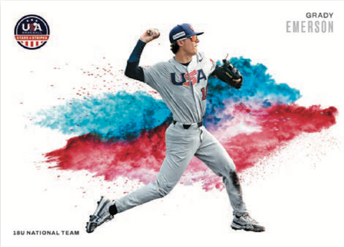 26 PANINI PRIZM USA STARS & STRIPES BASEBALL H2