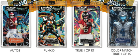 26 WILD CARD FANTASY FOOTBALL ATOMPUNK MAMMOTH