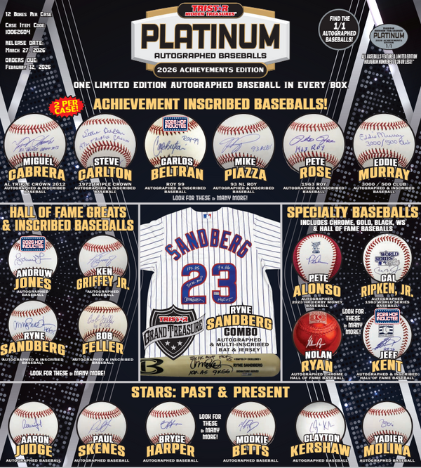 2026 TRI-STAR PLATINUM AUTO BASEBALL