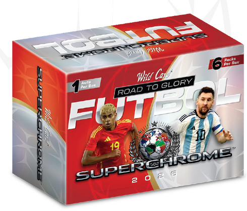 2026 WILD CARD SUPERCHROME FUTBOL: ROAD TO GLORY