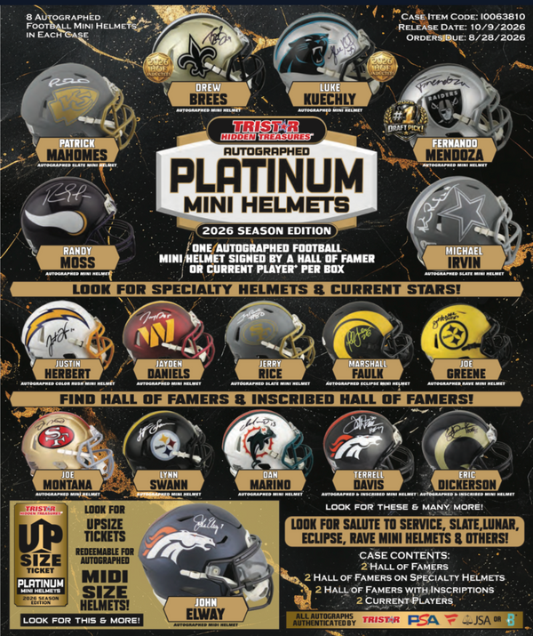 2026 TRI-STAR PLATINUM MINI HELMET