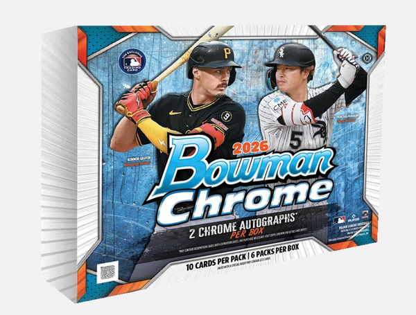 26 TOPPS BOWMAN CHROME HOBBY (1 cs - 12 Box max limit)