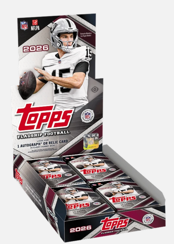 26 TOPPS FLAGSHIP NFL HOBBY