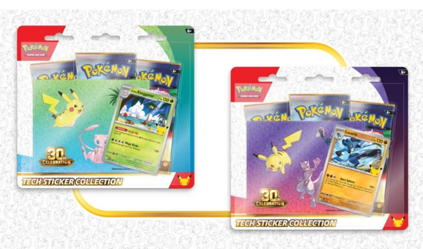 POKEMON 30TH CELEBRATION TECH STICKER