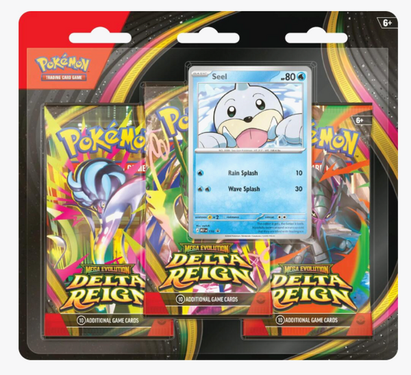 POKEMON MEGA EVOLUTION DELTA REIGN 3PACK BLISTER