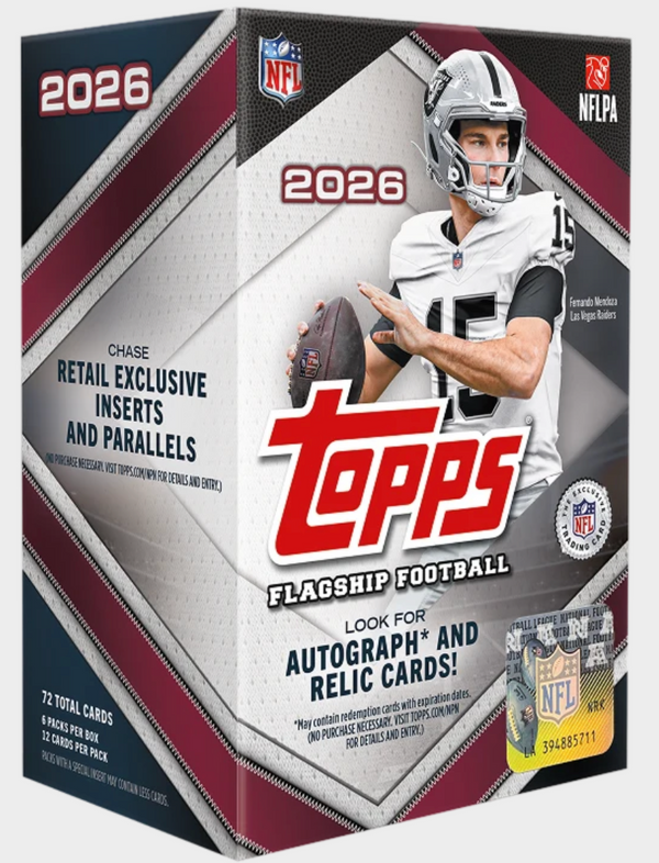 26 TOPPS FLAGSHIP NFL BLASTER