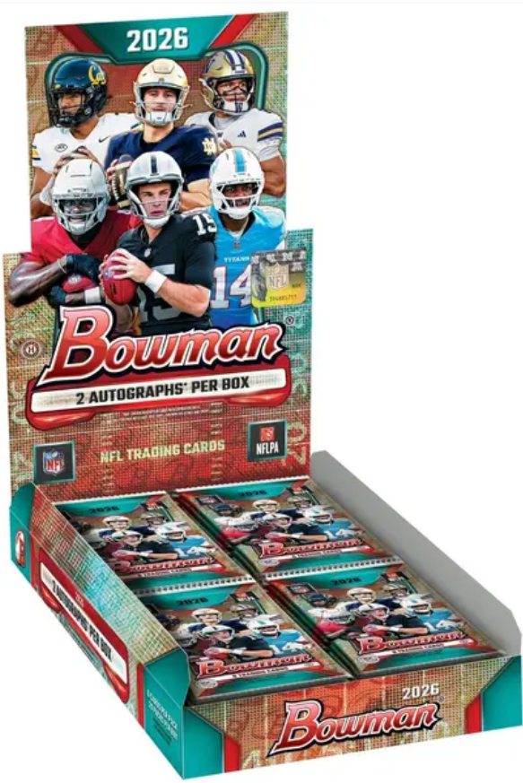 26 TOPPS BOWMAN FOOTBALL HOBBY