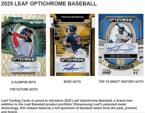 2025 LEAF OPTICHROME JUMBO BASEBALL