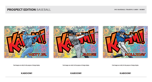 2025 PANINI PROSPECT EDITION BASEBALL