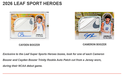 2026 LEAF SUPER SPORT HEROES