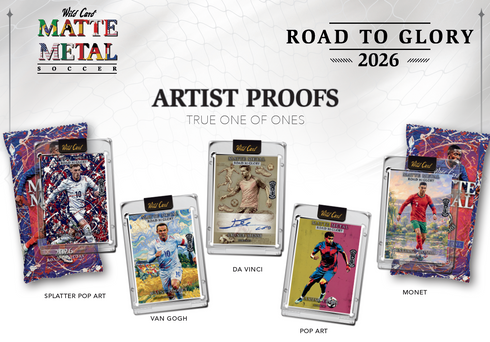 2026 WILD CARD MATTE METAL SOCCER: ROAD TO GLORY