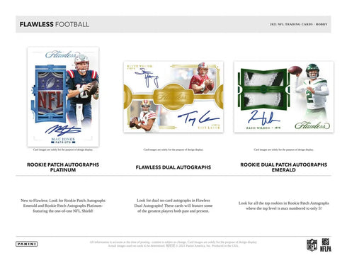 21 PANINI FLAWLESS FOOTBALL (Sealed Cases Only)