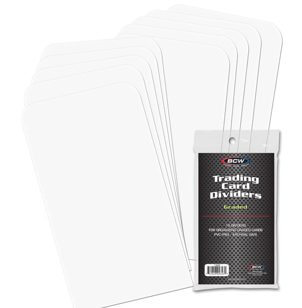 BCW CARD DIVIDERS GRADED