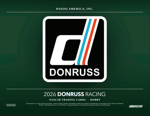 26 PANINI DONRUSS RACING