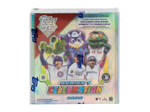 26 TOPPS SERIES 1 BASEBALL CELEBRATION MEGA BOX