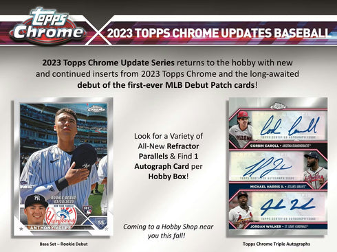 23 TOPPS CHROME UPDATE HOBBY