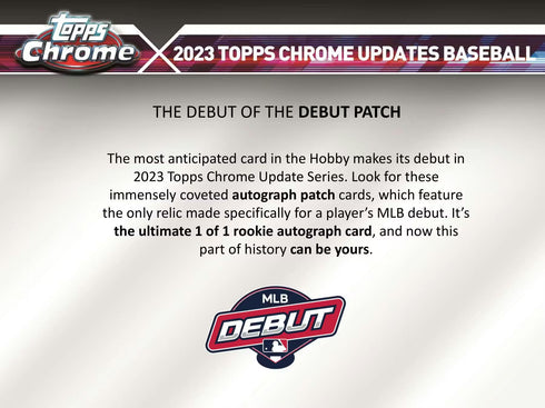 23 TOPPS CHROME UPDATE HOBBY