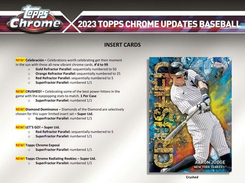 23 TOPPS CHROME UPDATE HOBBY
