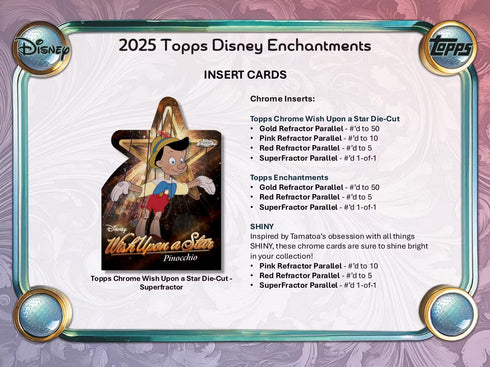 25 TOPPS DISNEY WONDER MEGA
