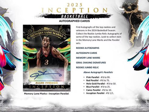 24 TOPPS INCEPTION BASKETBALL