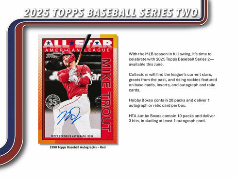 25 TOPPS SERIES 2 HOBBY