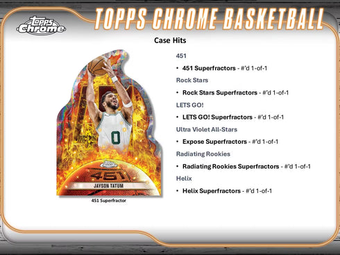 24 TOPPS CHROME HOBBY BASKETBALL