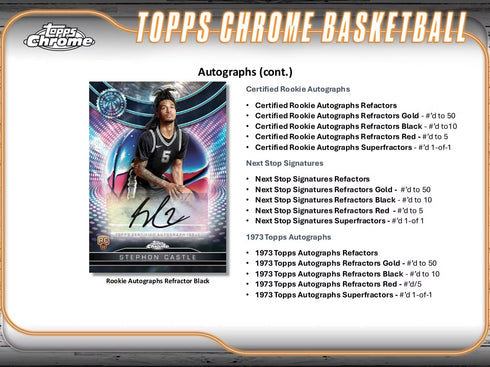 24 TOPPS CHROME HOBBY BASKETBALL