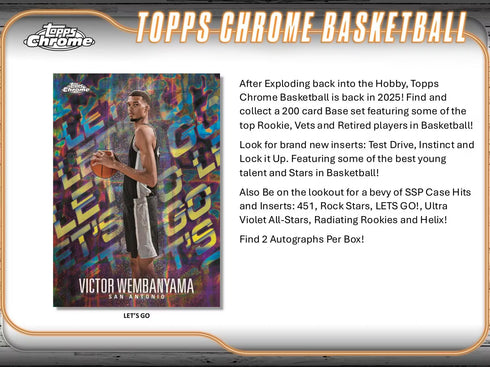24 TOPPS CHROME HOBBY BASKETBALL
