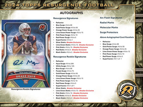 24 TOPPS RESURGENCE FOOTBALL BLASTER