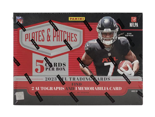 23 PANINI PLATES & PATCHES FOOTBALL
