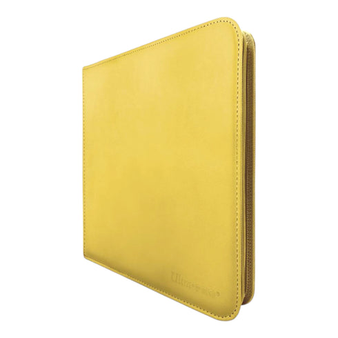 ULTRA-PRO 12 POCKET PRO BINDER ZIPPERED YELLOW
