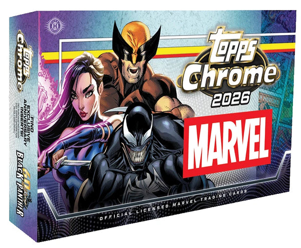 26 TOPPS CHROME MARVEL HOBBY