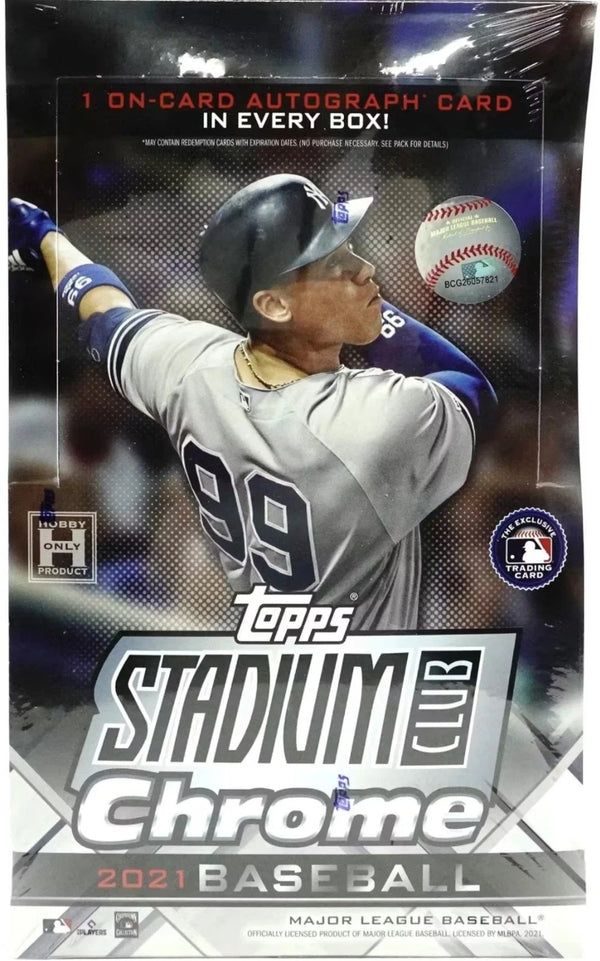 21 TOPPS STADIUM CLUB CHROME BASEBALL